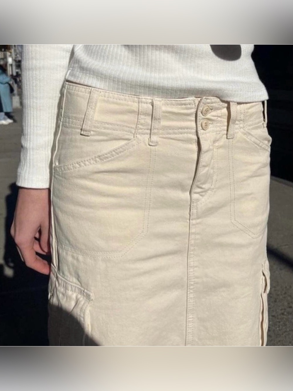 Brandy Melville Cargo Skirt